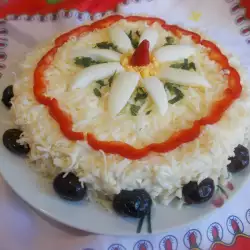 Соленый торт с картофелем и сыром