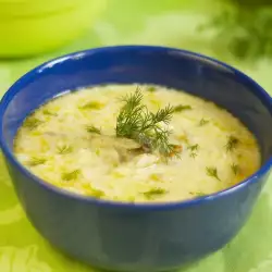 Суп из кабачков с укропом