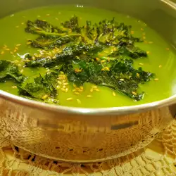 Постный суп из капусты кейл