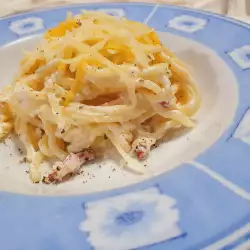 Спагетти четыре сыра