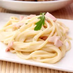 Итальянская кухня со спагетти