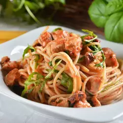 Соус для спагетти с базиликом