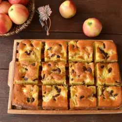 Вкусные яблочные квадраты