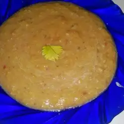 Крем-суп из чечевицы с картофелем