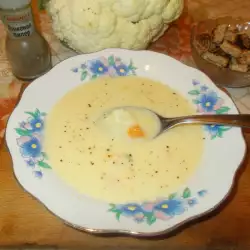 Молочный суп из цветной капусты