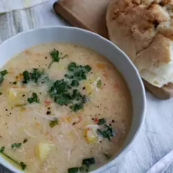Картофельный суп с вермишелью
