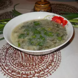 Суп со щавелем и рисом
