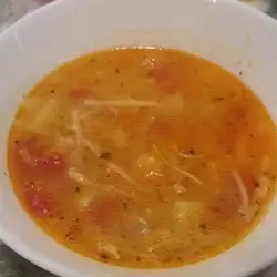 Суп с бульоном