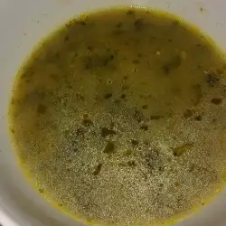 Шпинатный суп с мясом индейки