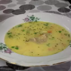 Суп из свинины с молоком