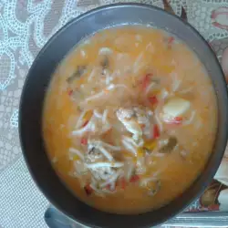 Суп с фаршем и петрушкой