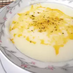 Молочный суп с кускусом
