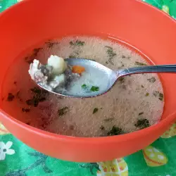 Суп с чесноком