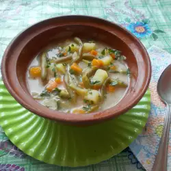 Супы со стручковой фасолью без мяса