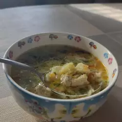 Суп из свинины с мукой