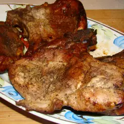 Стейк из свинины в духовке со свиными отбивными