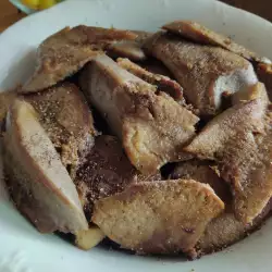 Свиной язык со сливочным маслом