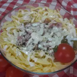 Итальянская кухня с пастой тальятелле