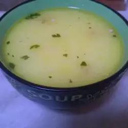 Суп из телятины с заправкой