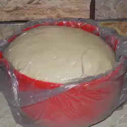 Тесто для хлеба, замешанное в хлебопечке