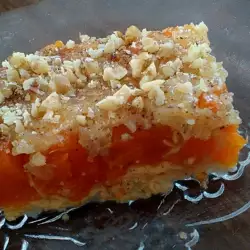 Десерт из тыквы с рисом и карамельным пудингом
