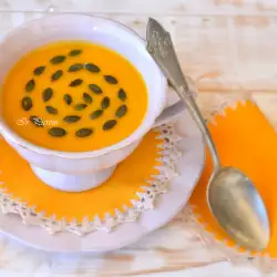 Суп-пюре из тыквы со сливочным сыром
