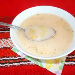 Постный суп с рисом