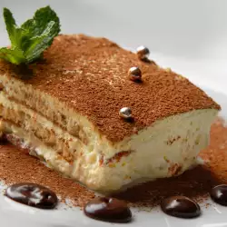 Итальянский десерт с коньяком