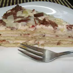 Зимний десерт со сметаной