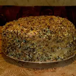Торт с карамельным кремом