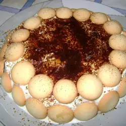 Торт со сметаной и сыром Маскарпоне