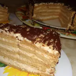 Торт Медовик с карамельным кремом