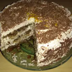 Ореховый торт с шоколадом