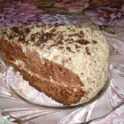 Ореховый торт со сливочным маслом