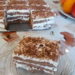 Легкий торт с домашним кремом