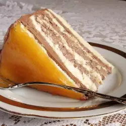 Карамельный торт с шоколадом