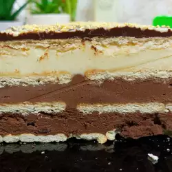 Пирог с тремя видами шоколада
