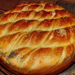 Хлеб из скрученного теста