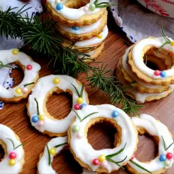 Ванильные рождественские венки