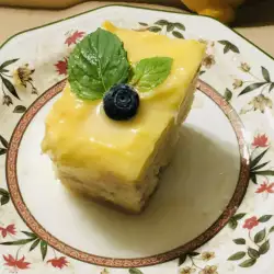 Веганский лимонный торт