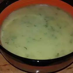 Веганский суп из кабачков