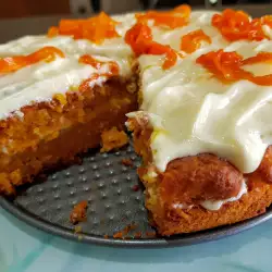 Веганский морковный торт