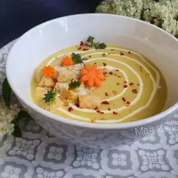 Вкусный крем-суп с кабачками
