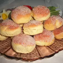 Сахарные мини булочки по рецепту бабушки