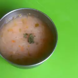 Овощной суп с тимьяном