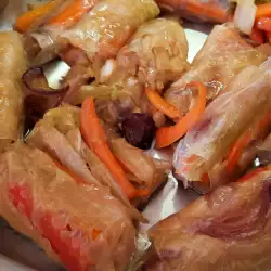 Овощные весенние рулеты