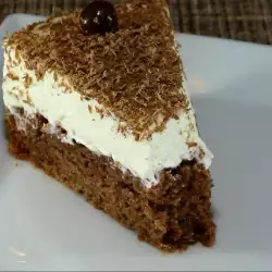 Пирог со сметаной и какао порошком