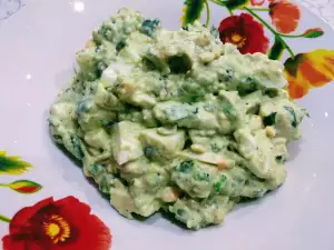 Вкусная закуска с авокадо и яйцами