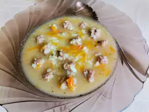Суп с мясныни фрикадельками по рецепту бабушки