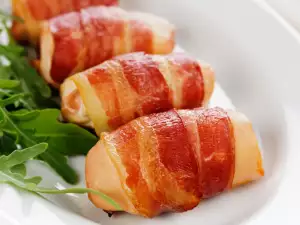 Куриное филе в беконе
